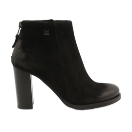 Arka Bottes de daim noir de la femme 7213 le noir