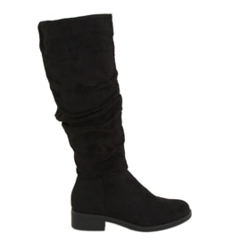 Bottes noires pour femmes noires D7525 Noir