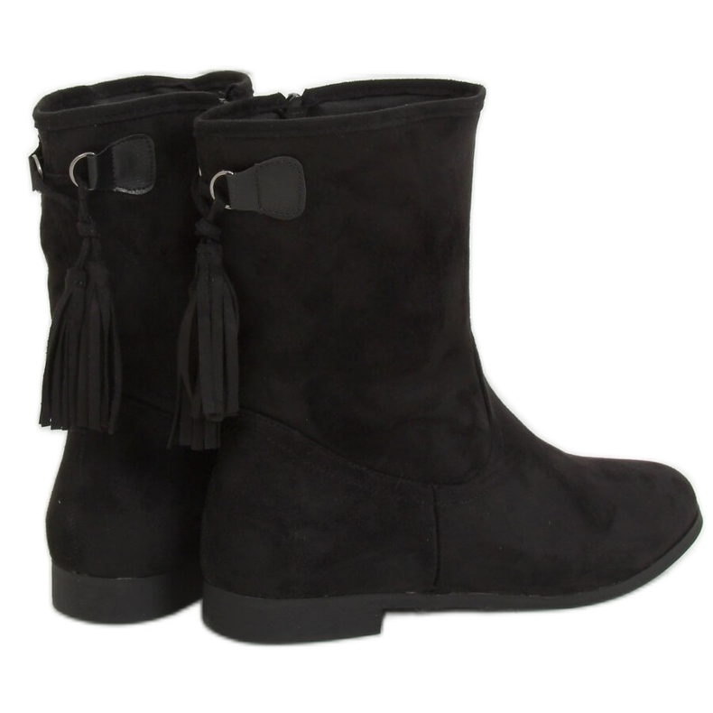 Bottines femme noires J19-97 Noir le noir