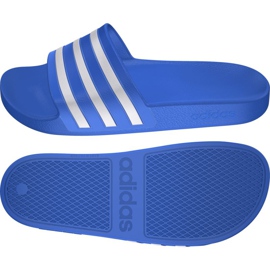 Chaussons Adidas Adilette Aqua F35541 bleu marine bleu