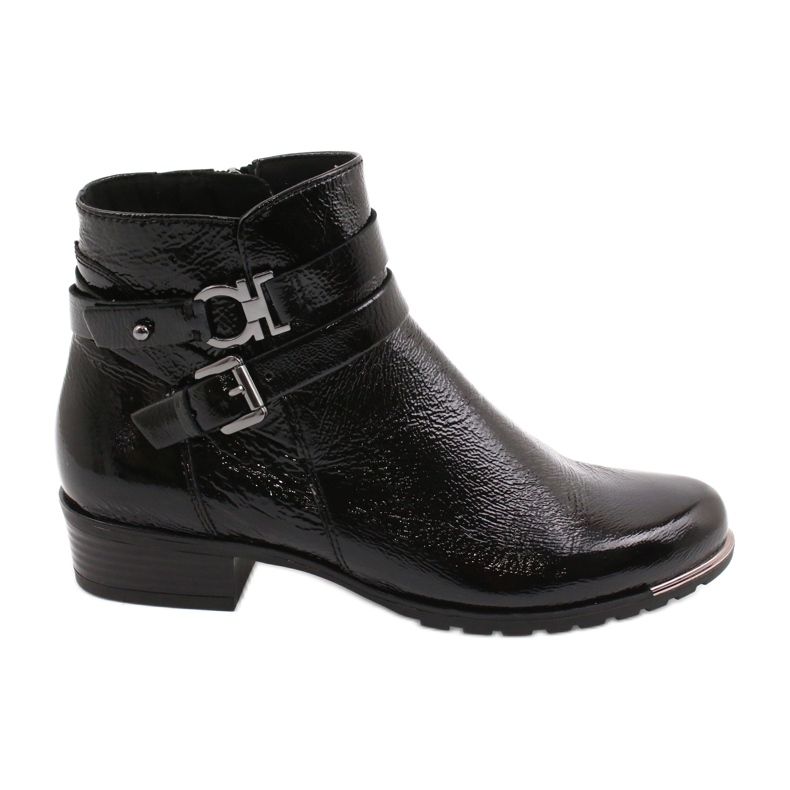 Bottes Femme Caprice Laquées 25309-25 le noir