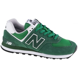 Chaussures New Balance M ML574SSP blanche vert Chaussures New Balance M ML574SSP blanche vert