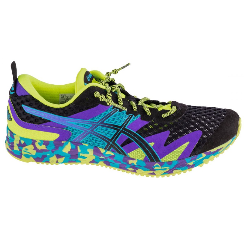 Asics Gel-Noosa Tri 12 M 1011A673-003 le noir violet bleu vert