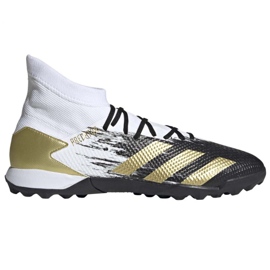 Chaussures de foot Adidas Predator 20.3 M Tf FW9191 noir blanc