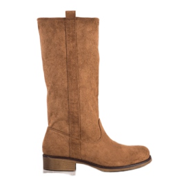 Seastar Bottes en daim à enfiler brun