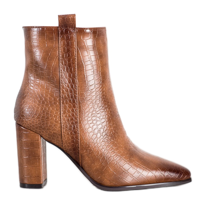Seastar Bottes élégantes avec un motif brun
