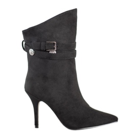Seastar Bottes sur un talon haut le noir