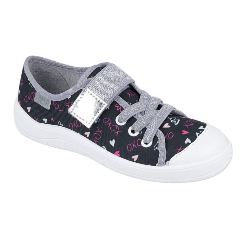 Chaussures pour enfants Befado 251Q142 argent gris multicolore