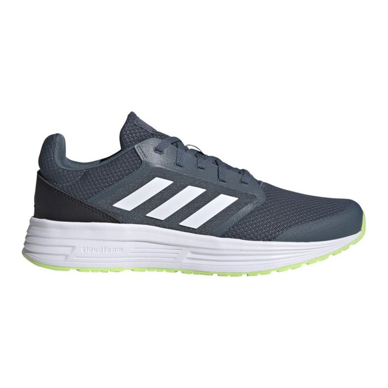 Chaussures de course Adidas Galaxy 5 M FW5702 blanche le noir gris