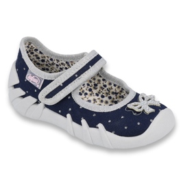 Chaussures enfant Befado 109P202 bleu marine gris