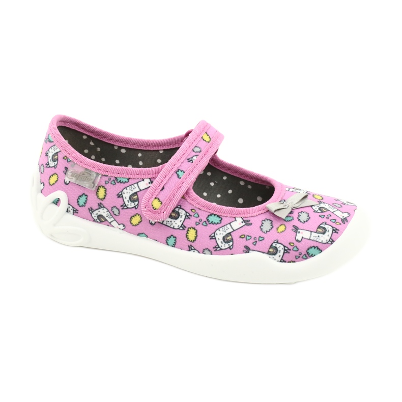 Chaussures enfant Befado 114X416 rose multicolore