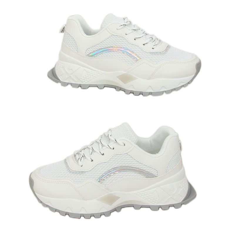 Blanc LA87P Chaussures de sport blanches Blanc LA87P Chaussures de sport blanches