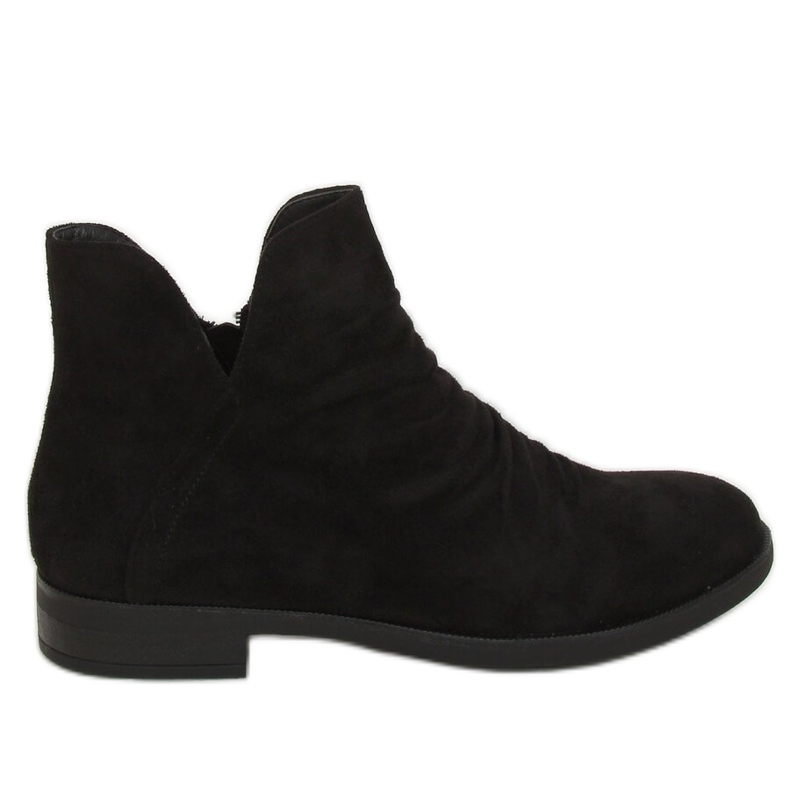 Boots avec une coupe en daim noir ST-21 Black le noir