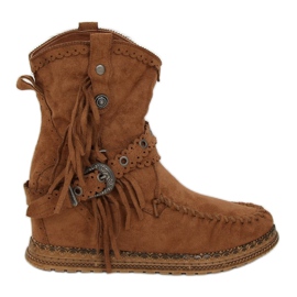 Bottes dans le style de boho camel ST-17P Camel brun