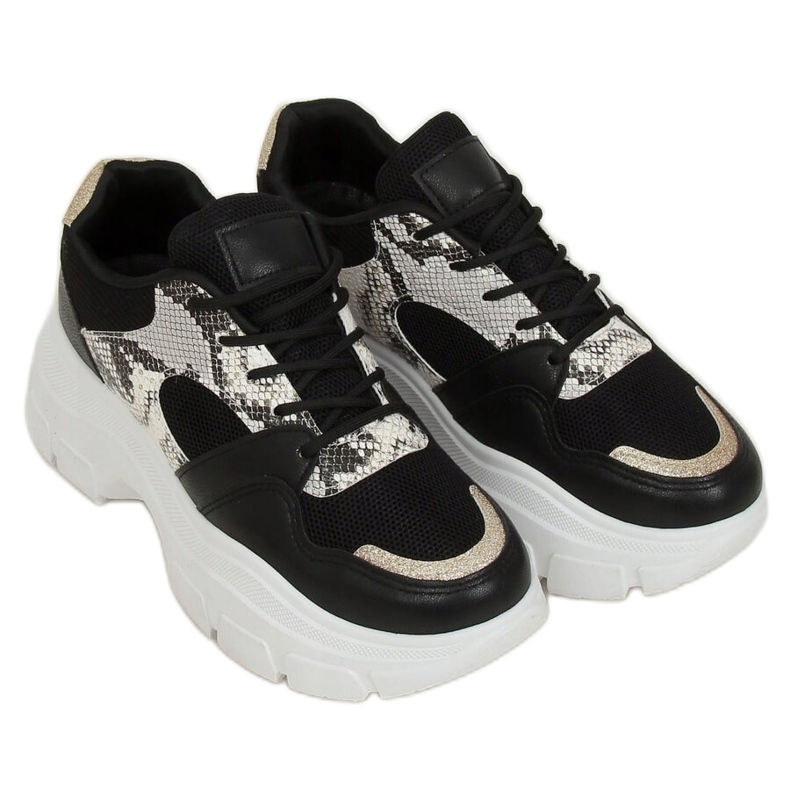 Noir BL195P Chaussures de sport femme noires le noir Noir BL195P Chaussures de sport femme noires le noir