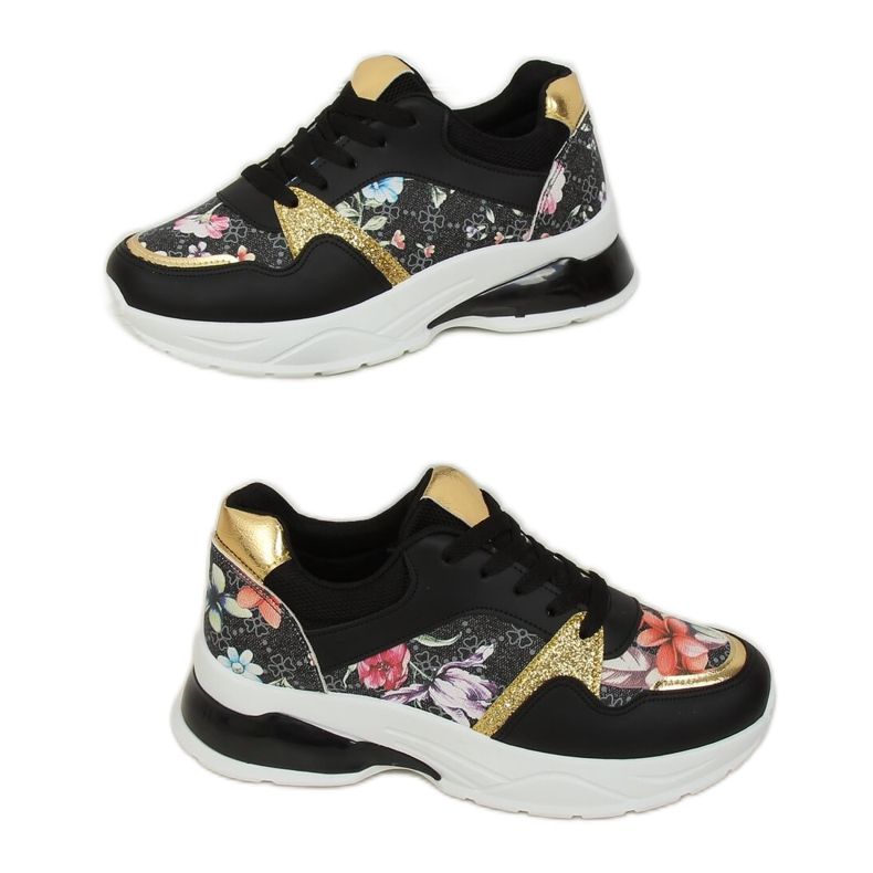 Noir NB332 Chaussures de sport noires multicolore