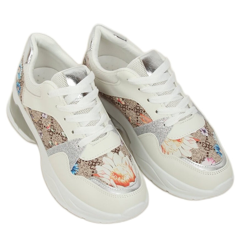 Blanc NB332 Chaussures de sport blanches multicolore