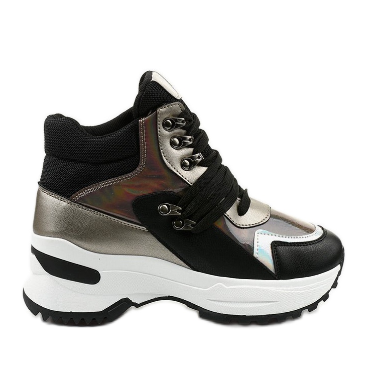 Baskets à enfiler Gianna noires le noir multicolore