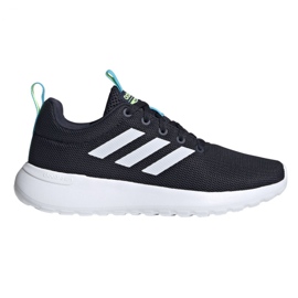 Chaussures Adidas Lite Racer Cln Jr FV9608 noir bleu marine