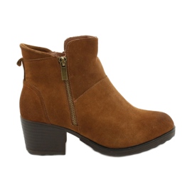 Bottes camel American Club SH07 camel brun