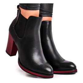 Bottes Pour Femmes À Talons Hauts Sergio Leone Noir BT538