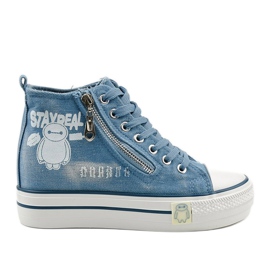 Baskets bleues à lacets Lynnhurst Baskets bleues à lacets Lynnhurst