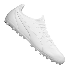 Chaussures de foot Puma King Pro Mg M 106302-03 multicolore blanche Chaussures de foot Puma King Pro Mg M 106302-03 multicolore blanche
