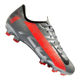 Chaussures de football Nike Vapor 13 Academy Mg Jr AT8123-906 gris