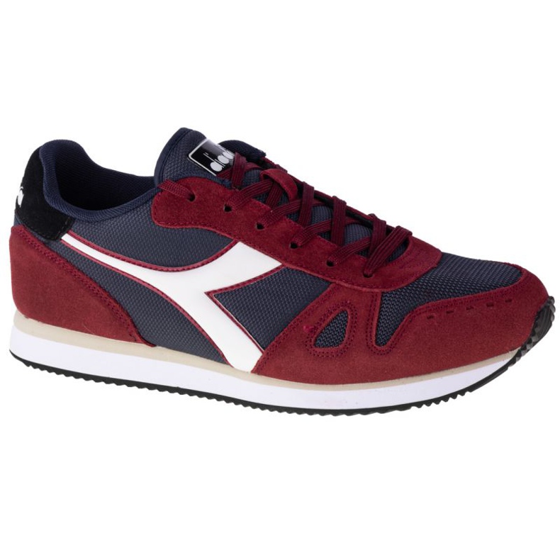 Chaussures Diadora Simple Run M 101-173745-01-C8913 blanche rouge bleu marin Chaussures Diadora Simple Run M 101-173745-01-C8913 blanche rouge bleu marin