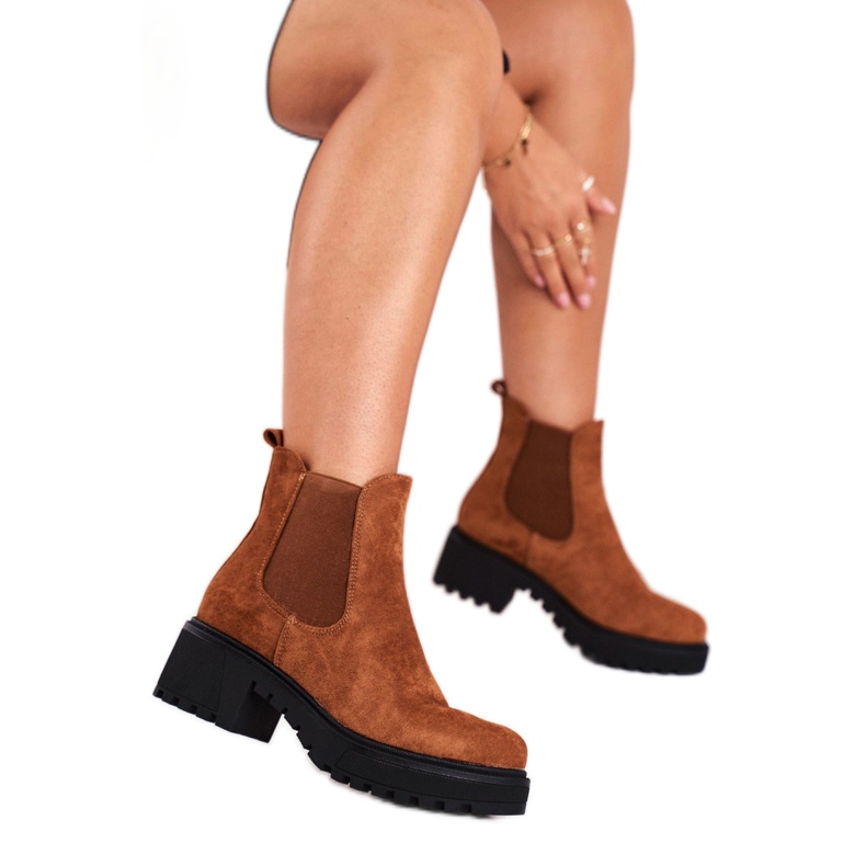 PS1 Bottes Hautes Femme Sidamo Camel brun