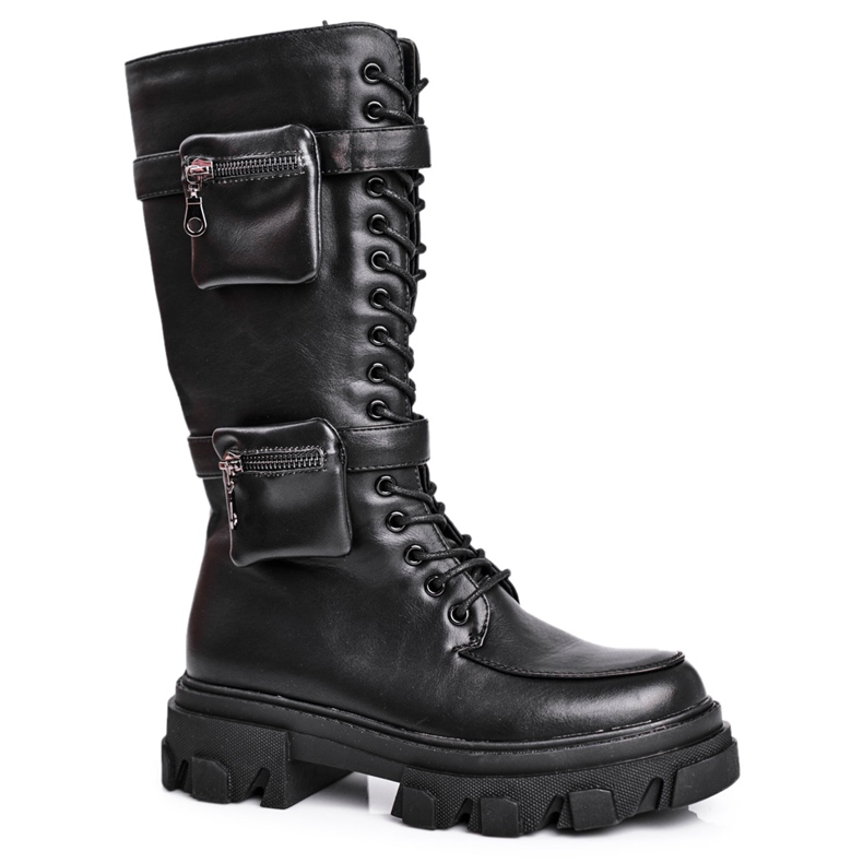PS1 Bottes Sur La Plateforme Pour Femmes Noir Chaud Winryna le noir
