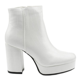 Bottes blanches sur le poste d'Usinaya