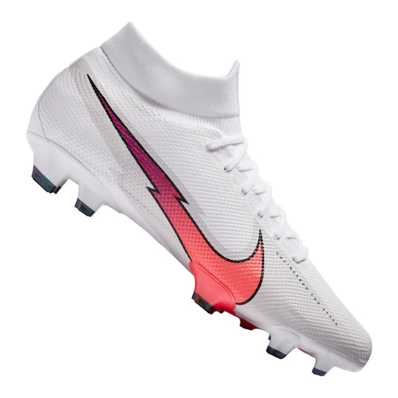 Chaussures de football Nike Superfly 7 Pro Fg M AT5382-163 multicolore blanche Chaussures de football Nike Superfly 7 Pro Fg M AT5382-163 multicolore blanche