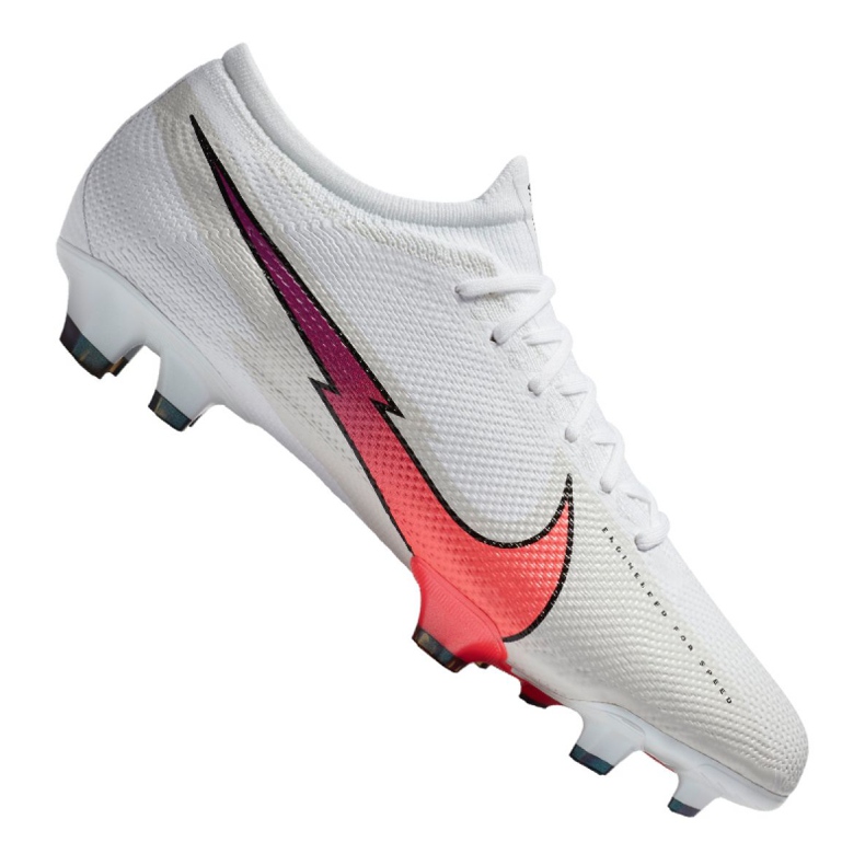Chaussures de football Nike Vapor 13 Pro Fg M AT7901-163 multicolore blanche