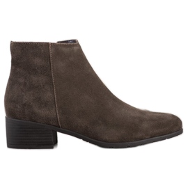Filippo Bottes en cuir classiques kaki