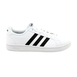 Chaussures Adidas Grand Court Base M EE7904 blanche le noir Chaussures Adidas Grand Court Base M EE7904 blanche le noir