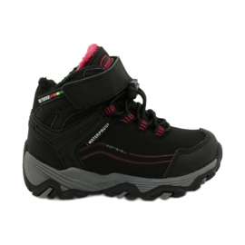 American Club Bottes de softshell pour enfants avec une membrane noire HL42 / 20 le noir