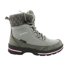 American Club Bottes à coque souple avec membrane SN03 / 20 rose gris