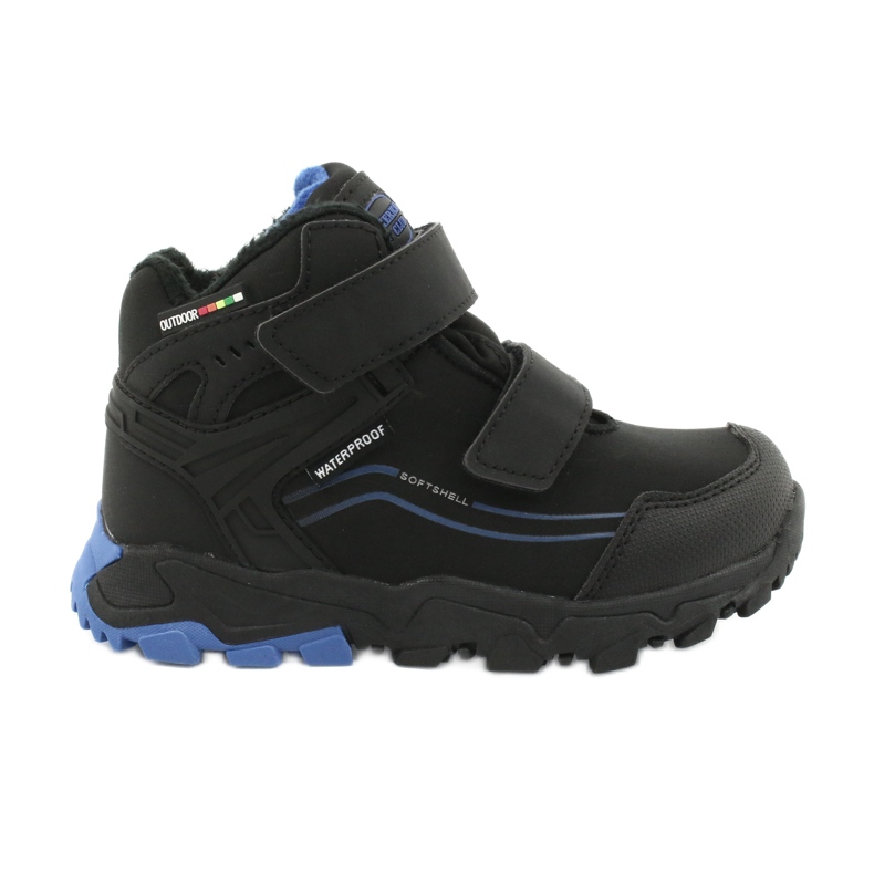 American Club Boots softshell à membrane le noir bleu