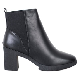 Kylie Bottes en éco-cuir noir