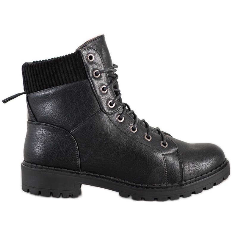 Kylie Trappeurs à lacets le noir Kylie Trappeurs à lacets le noir