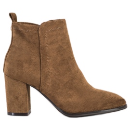Sergio Leone Bottines en daim kaki