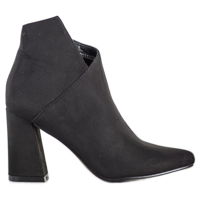 SHELOVET Bottines asymétriques sur poteau le noir