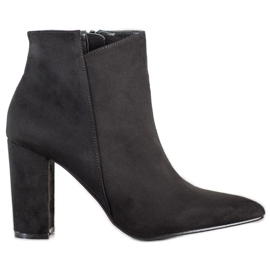SHELOVET Bottes élégantes en Spitz noir