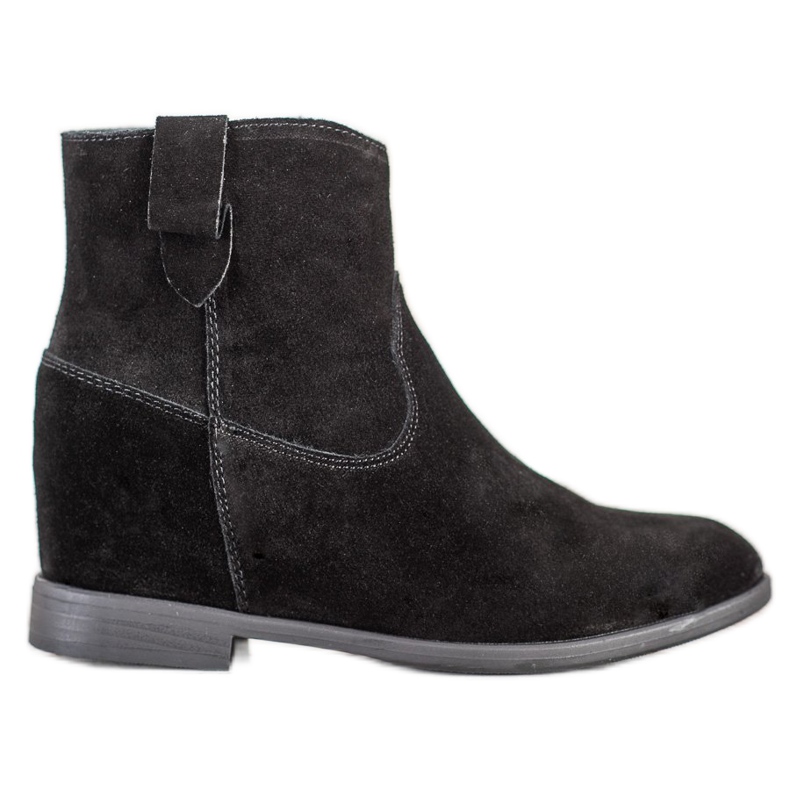 Filippo Bottines en cuir le noir