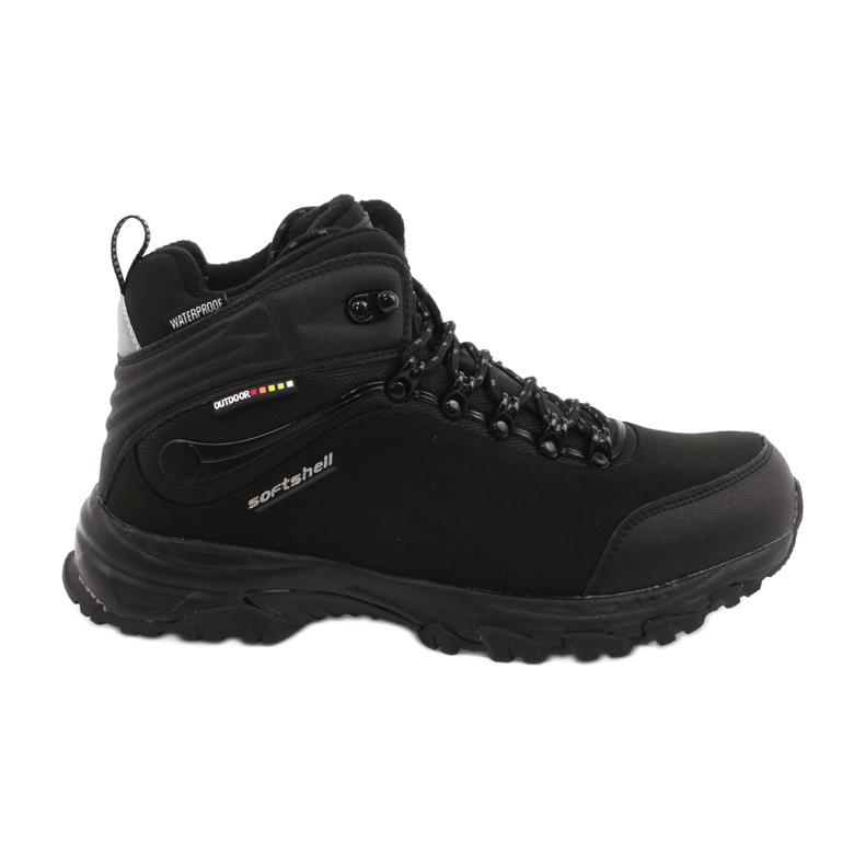American Club Bottes de trekking américaines Softshell à membrane le noir American Club Bottes de trekking américaines Softshell à membrane le noir