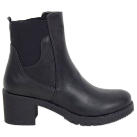 Noir J19-85 Bottines Jodhpur noires pour femme le noir