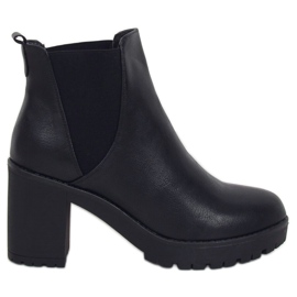Bottines Chelsea noires, noir J19-129 Noir le noir