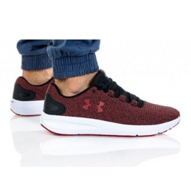 Under Armour Charged Pursuit 2 Twist M 3023 304-003 le noir rouge