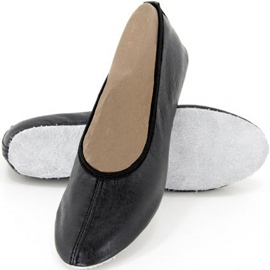 Ballerines de gymnastique Antares - cuir, noir le noir